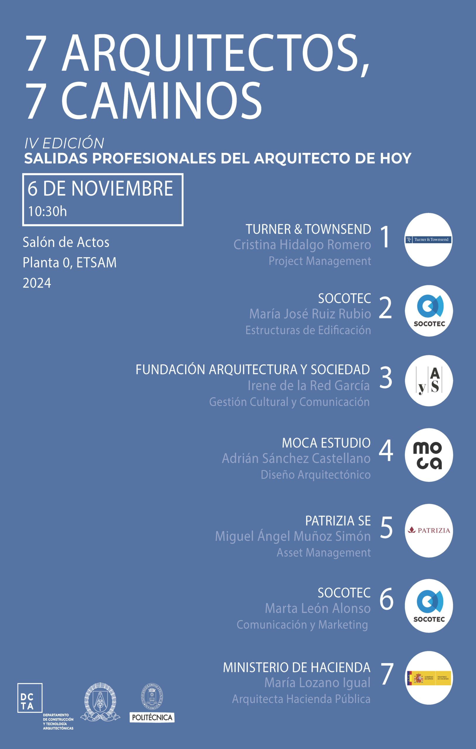 7 ARQUITECTOS, 7 CAMINOS